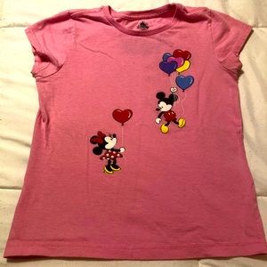 Girls Mickey and Minnie shirt